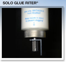 When you need a reliable glue bottle with precision control, trust the SOLO GLUE RITER&reg; from The Gluefast Company, Inc.
